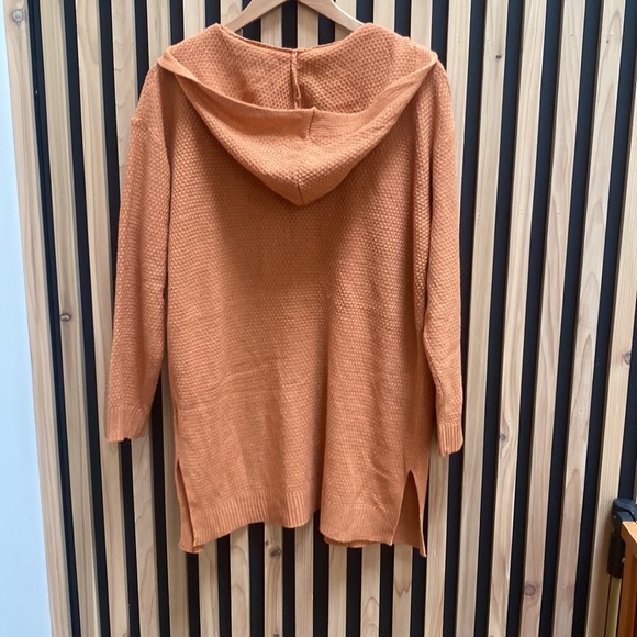 Becaal hooded open front cardigan duster - Picture 5 of 6